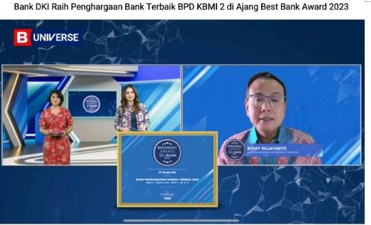 Bank DKI Raih Penghargaan Bank Terbaik BPD KBMI 2 di Ajang Best Bank Award 2023