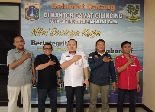 Kecamatan Cilincing Sambut Baik Audensi PWI Jakarta Utara