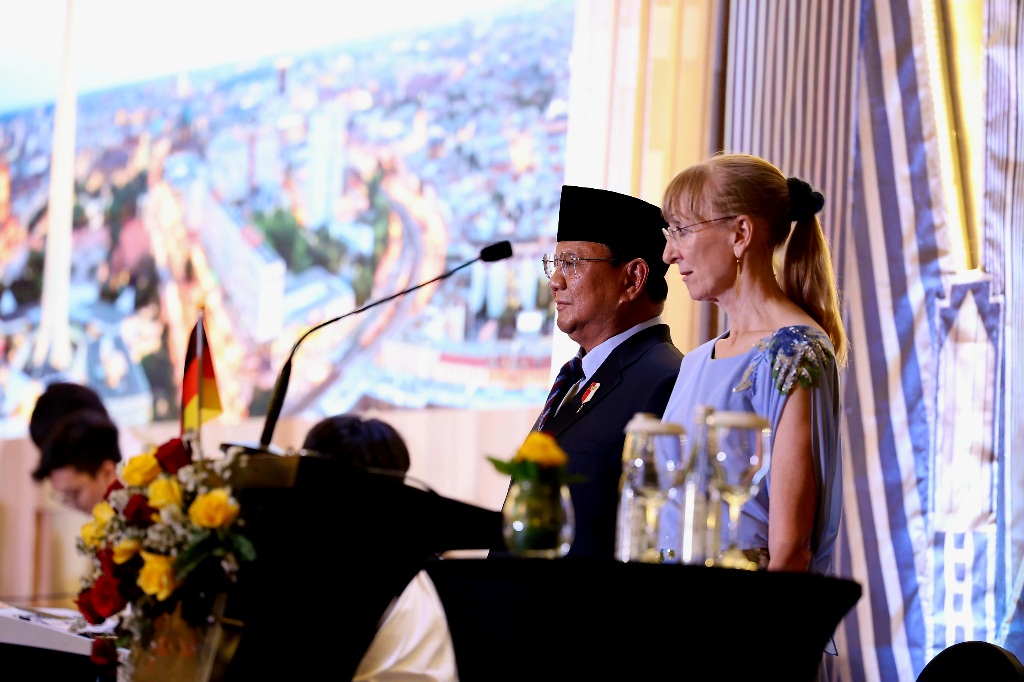 Menhan Prabowo Hadiri Perayaan Hari Nasional Jerman