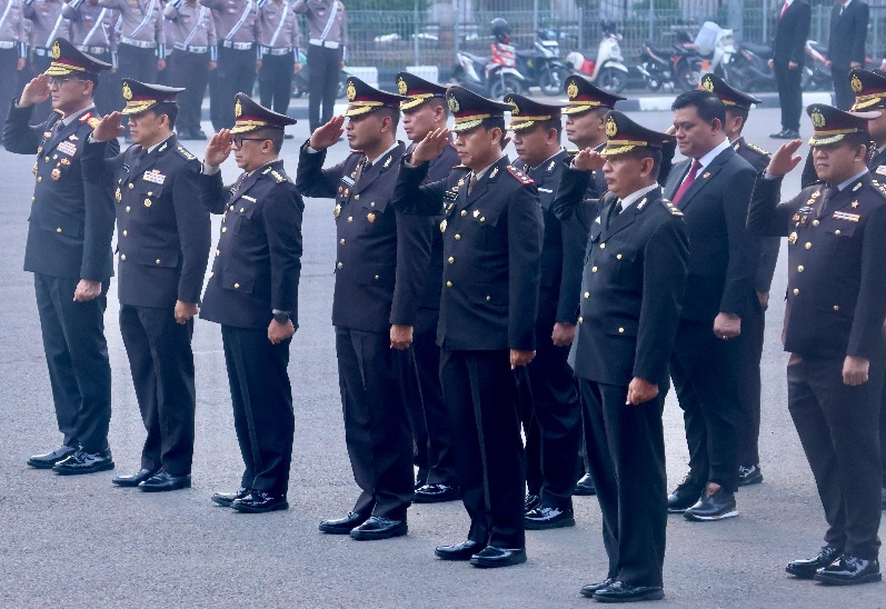 Peringati Hari Lahir Pancasila, Polda Metro Jaya Gelar Upacara