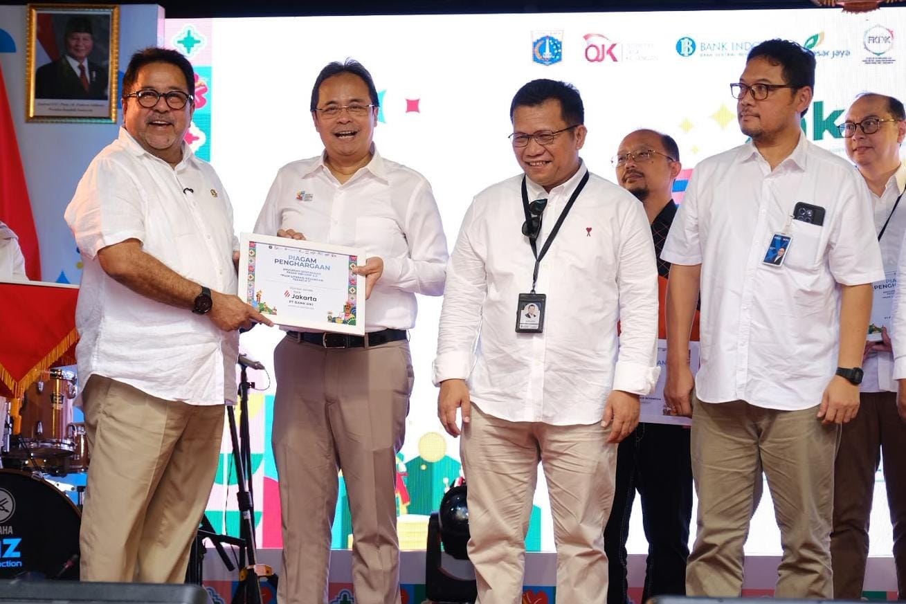 Bank Jakarta Raih Anugerah Digitalisasi Pasar Inklusif 4.0 sebagai PUJK Literasi Keuangan Teraktif 1 pada Jakarta Financial Festival 2026