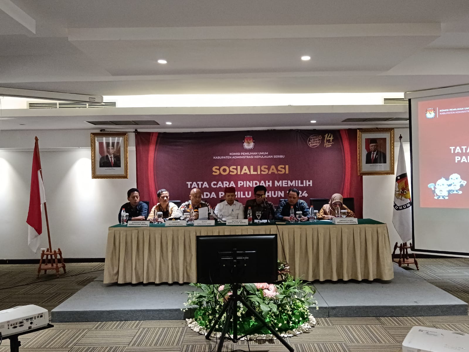 Kapolres Kepulauan Seribu Menghadiri Acara Sosialisasi Pindah Pemilih Pemilu 2024 untuk Suksesnya Proses Demokrasi