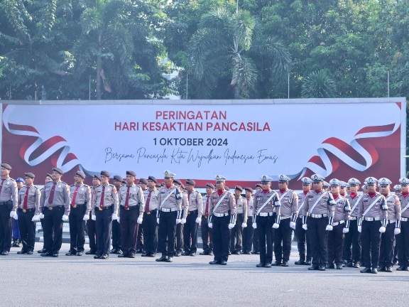 Peringati Hari Kesaktian Pancasila, Polda Metro Jaya Gelar Upacara