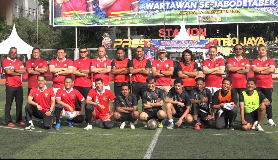 Kapolda Cup 2023: Mini Soccer Antar Pokja Wartawan Se-Jabodetabek