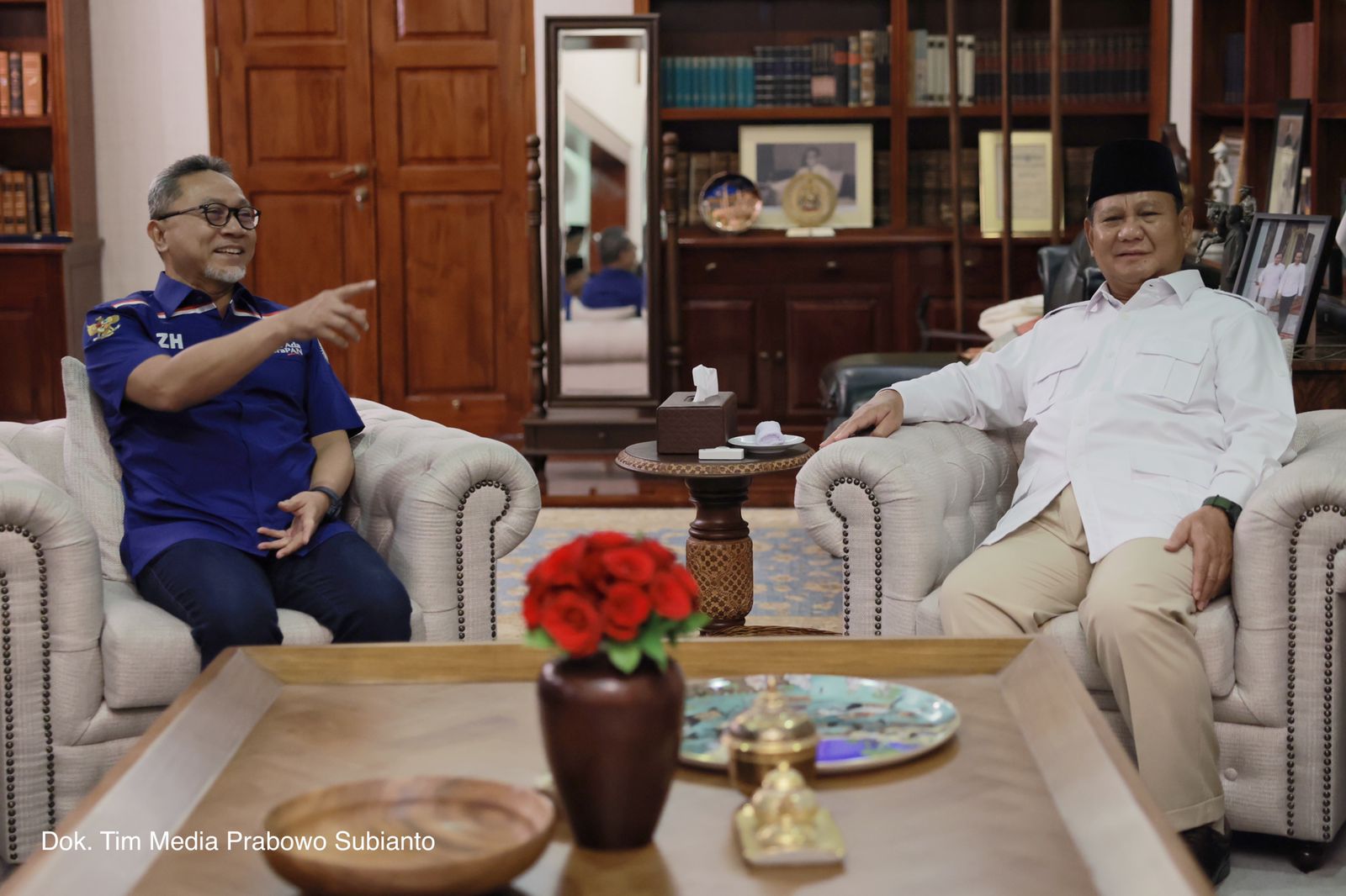 PAN Sambangi Kediaman Prabowo, Zulhas: Koalisi Kebangsaan Perlu Kebersamaan