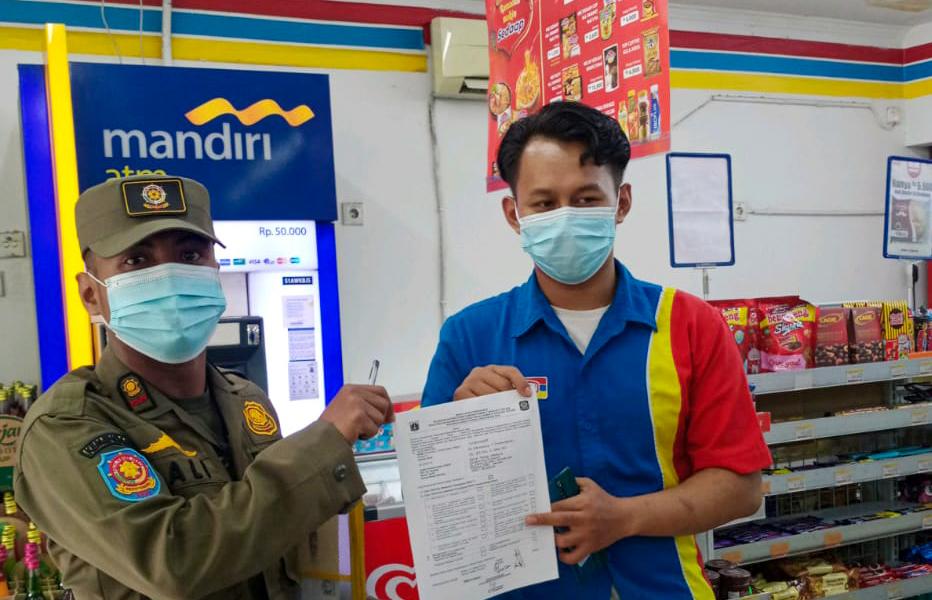 Pol PP Temukan 1 Tempat Usaha di Tanjung Priok Langgar Prokes
