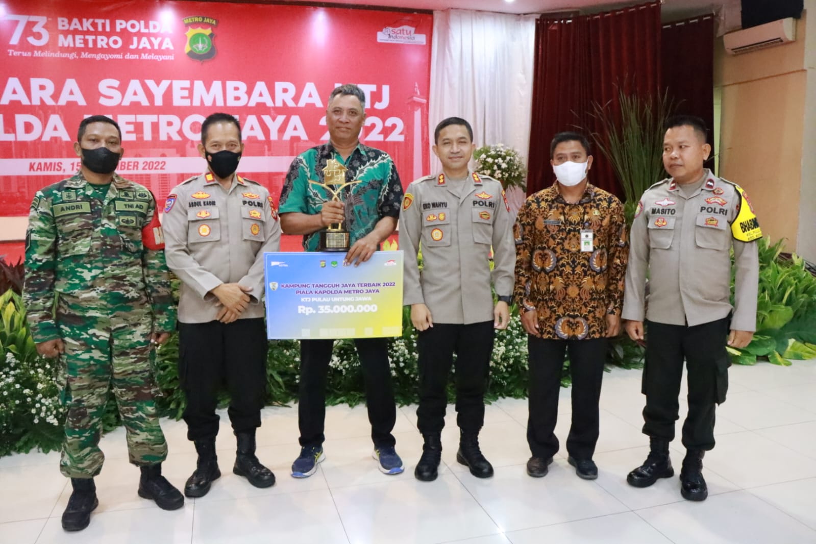 Keren, Pulau Untung Jawa Raih Peringkat Pertama KTJ Terbaik se Polda Metro Jaya