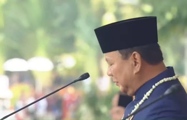 Prabowo Pimpin Upacara HUT ke-81 RI, Ajak Masyarakat Doakan Korban Bencana
