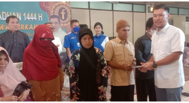 Anggota DPRD DKI Jupiter Santuni 500 Orang Tuna Netra, Yatim Piatu, Dhuafa dan Mualaf Diawal Ramdhan