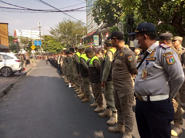 1.035 Personil Polri, Siap Amankan Pendaftaran Paslon Gubernur dan Wagub DKI Jakarta di KPU Provinsi DKI Jakarta