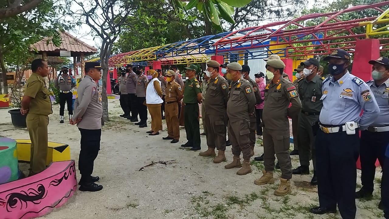 Kapolsek Kepulauan Seribu Utara, Pimpin Apel Siaga di Pospam Pulau Panggang