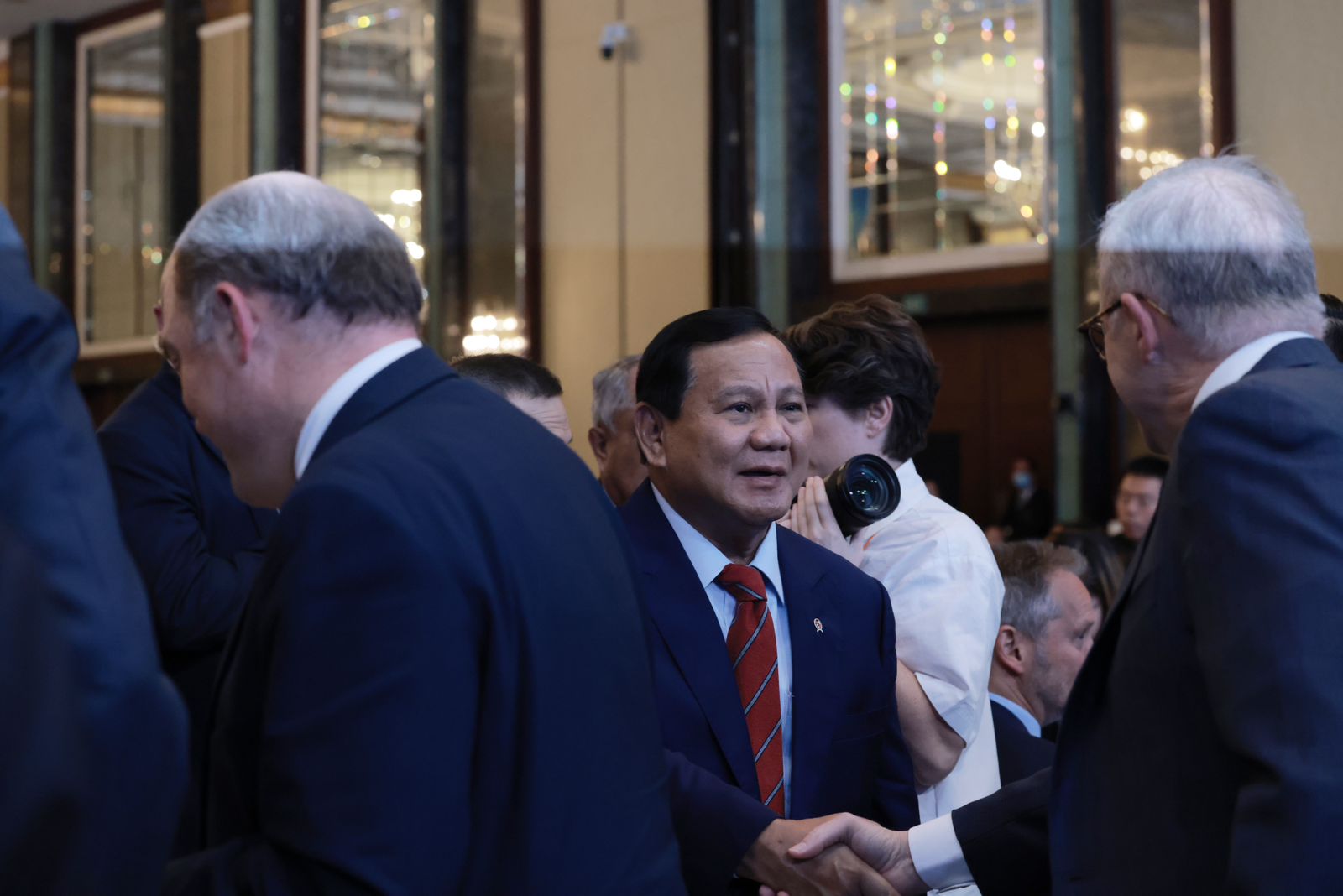 Momen Bincang Akrab Prabowo dan PM Australia di IISS Shangri-La Singapura