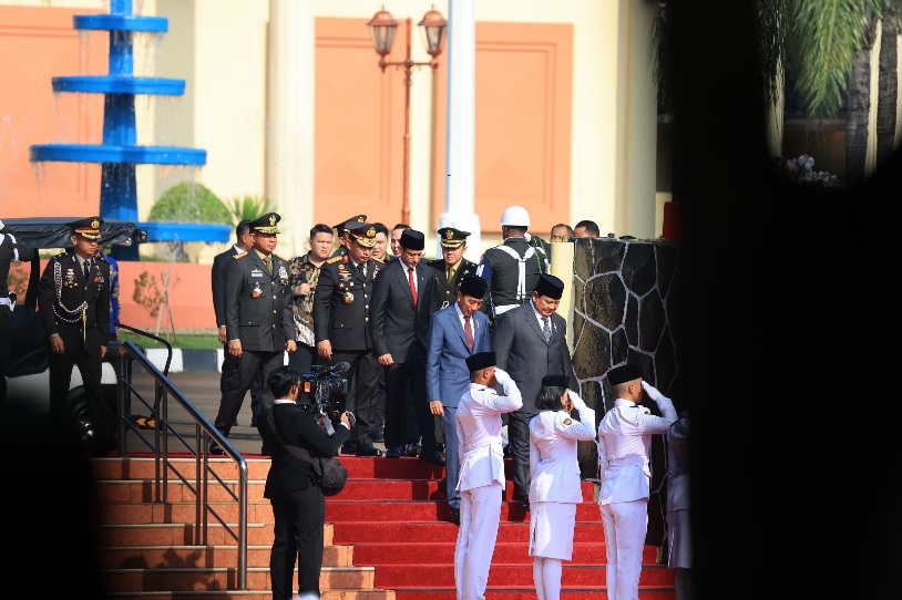 Presiden Jokowi Pimpin Upacara Hari Kesaktian Pancasila di Lubang Buaya, Kapolri Turut Mendampingi