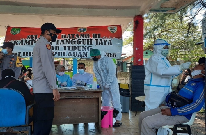 Ops Ketupat Jaya 2021, Tiga Pospam Di Kep Seribu Selatan Lakukan Pengamanan & Ketatkan ProKes