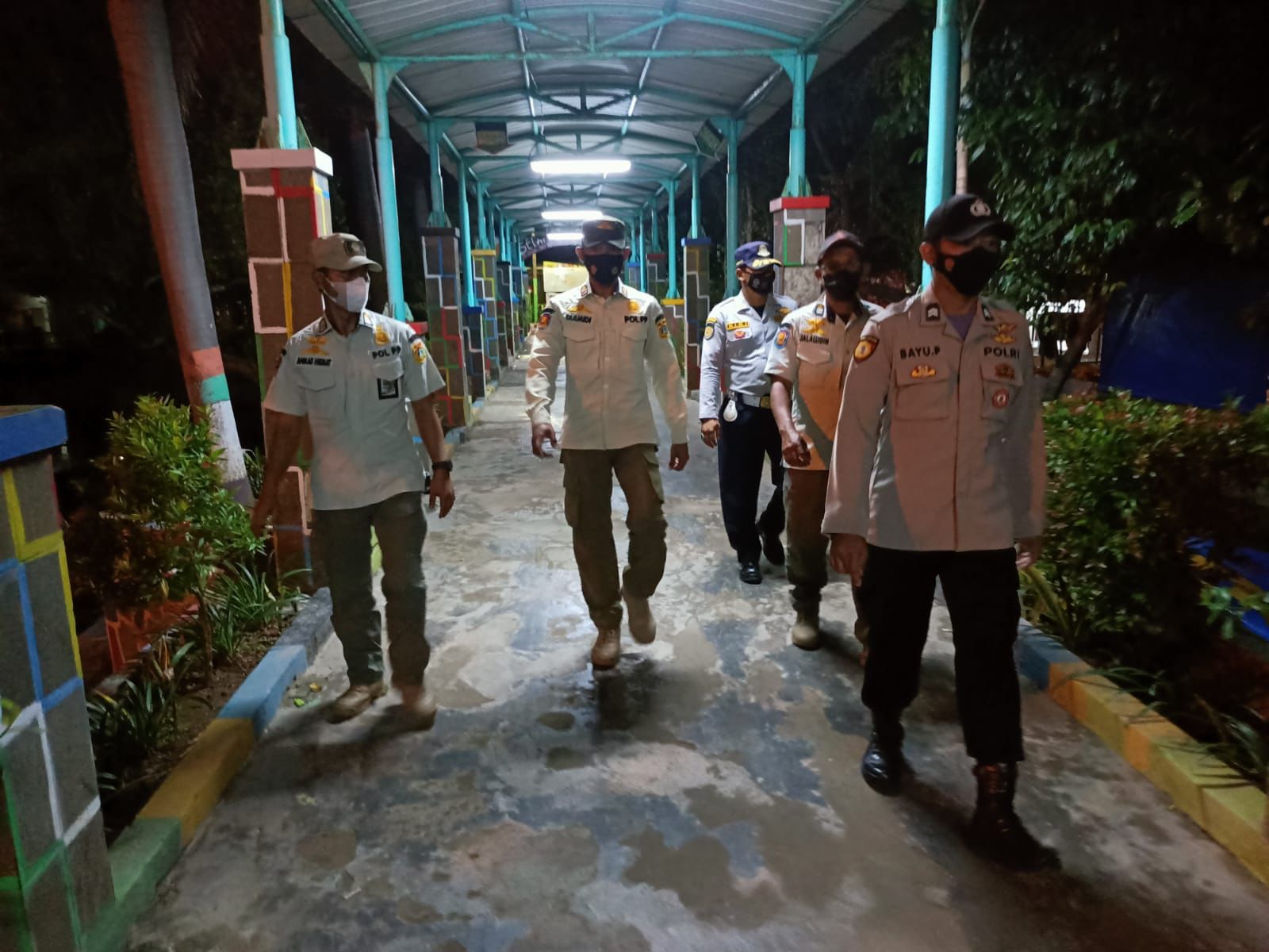 Sitkamtibmas Aman Karena Patroli Malam Polres Kep. Seribu dan  Polsek Kep. Seribu Selatan