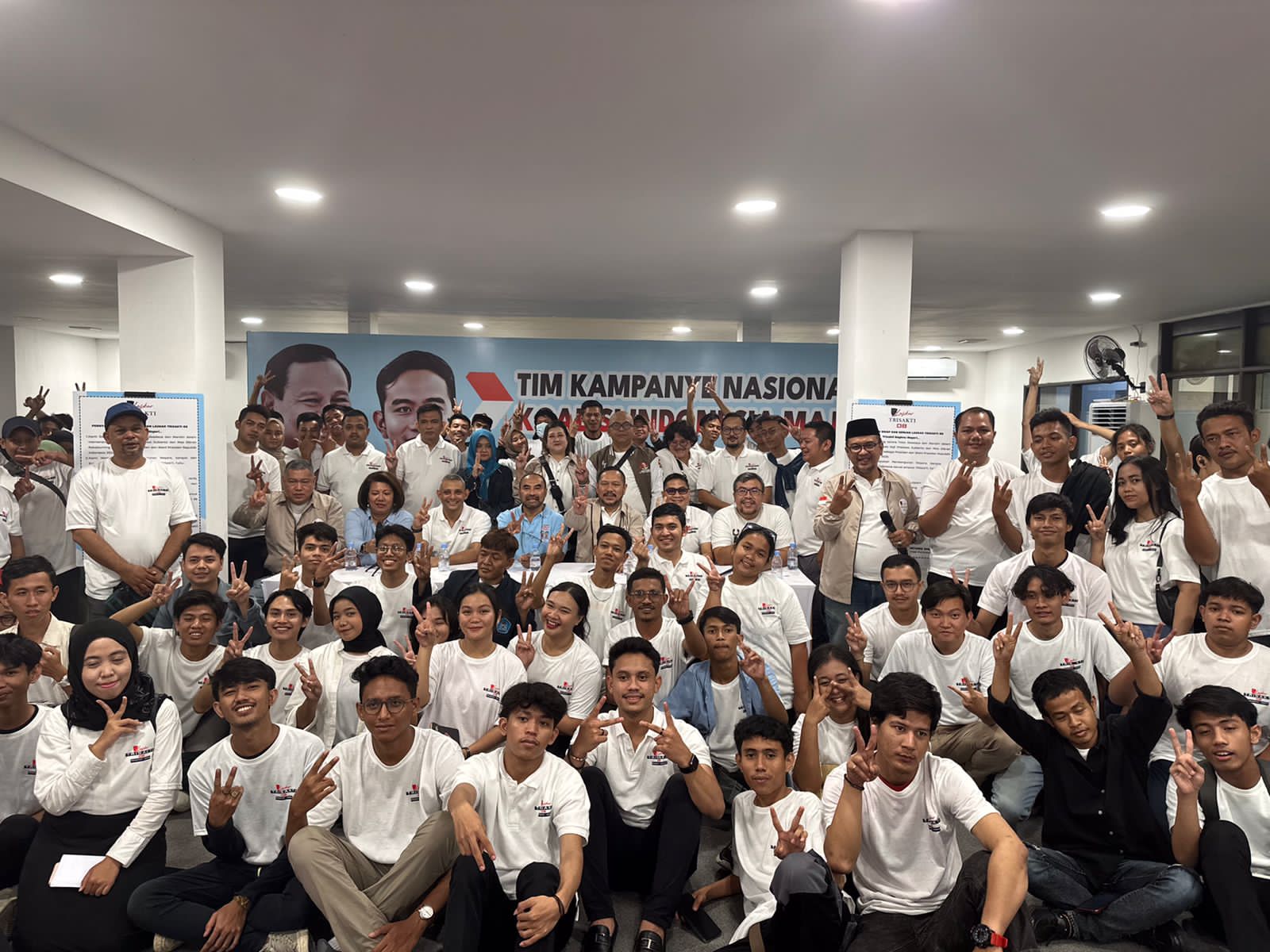Para Aktivis 98, Alumni, Mahasiswa Deklarasi Dukung Prabowo-Gibran 'Gruduk Deklarasi Laskar Trisakti 08'