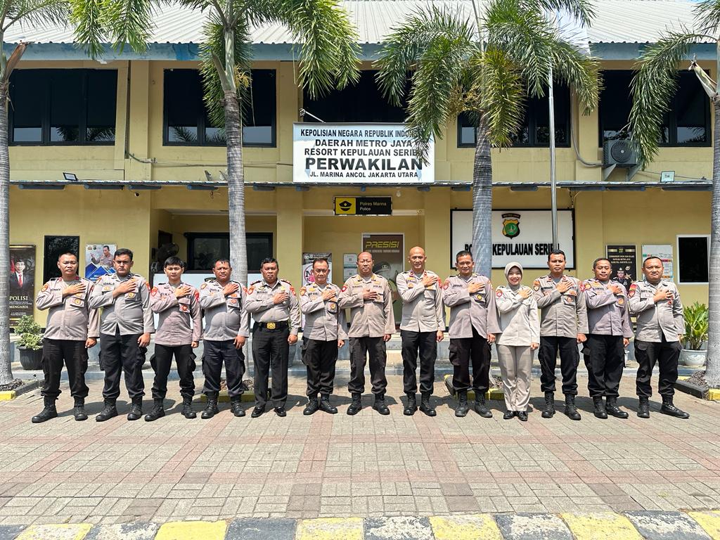 Giat Bimtek Subdit Pariwisata Ditpamobvit Baharkam Polri di Polres Kepulauan Seribu