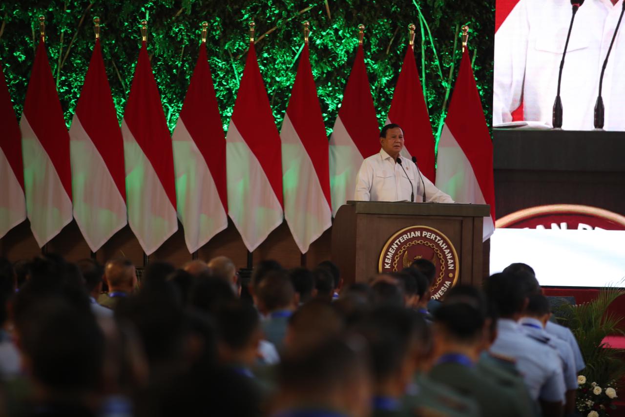 Prabowo Bicara Situasi Global Mulai Rusia-Ukraina hingga Gaza dan Pengaruhnya terhadap RI di Hadapan Seribu Unsur Pimpinan TNI