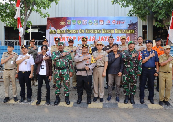 Polres Kepulauan Seribu Gelar Apel Pasukan Operasi Mantap Praja 2024, Kapolres: Tanda Kesiapan Pengamanan Pemilu