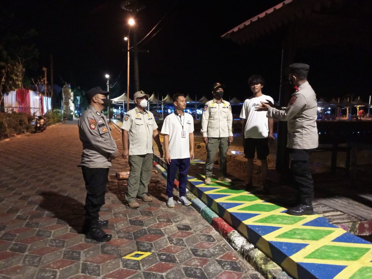 Polsek Kepulauan Seribu Selatan Galakkan Patroli Malam Antisipasi Pertikaian Remaja