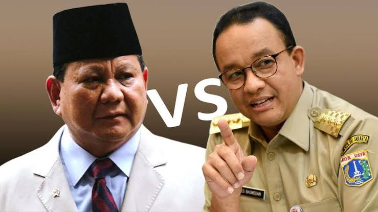 Survei LSI: Head to Head, Prabowo Menang Telak Capai 50,2% versus Anies 26%