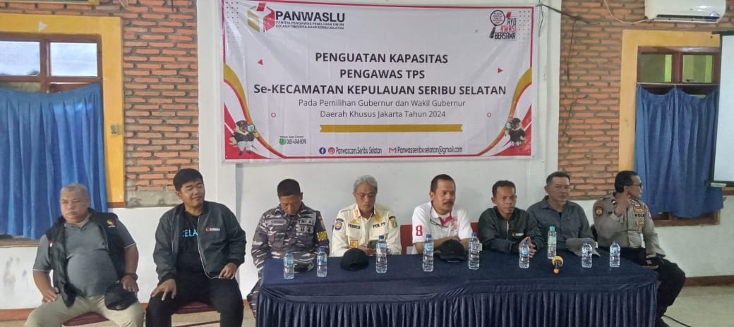 Polsek Kepulauan Seribu Selatan Hadiri Penguatan Kapasitas Pengawas TPS di Pulau Untung Jawa