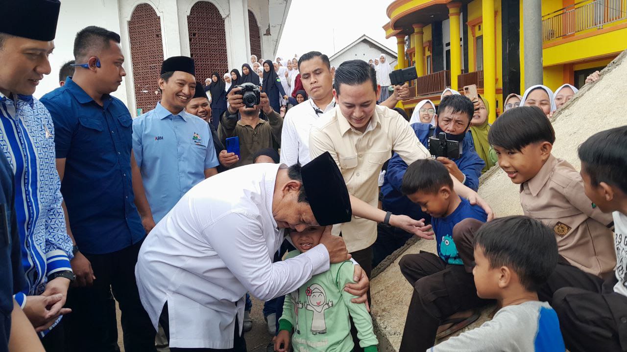 Kampanye Perdana, Prabowo Berkunjung ke Ponpes Miftahul Huda Tasikmalaya