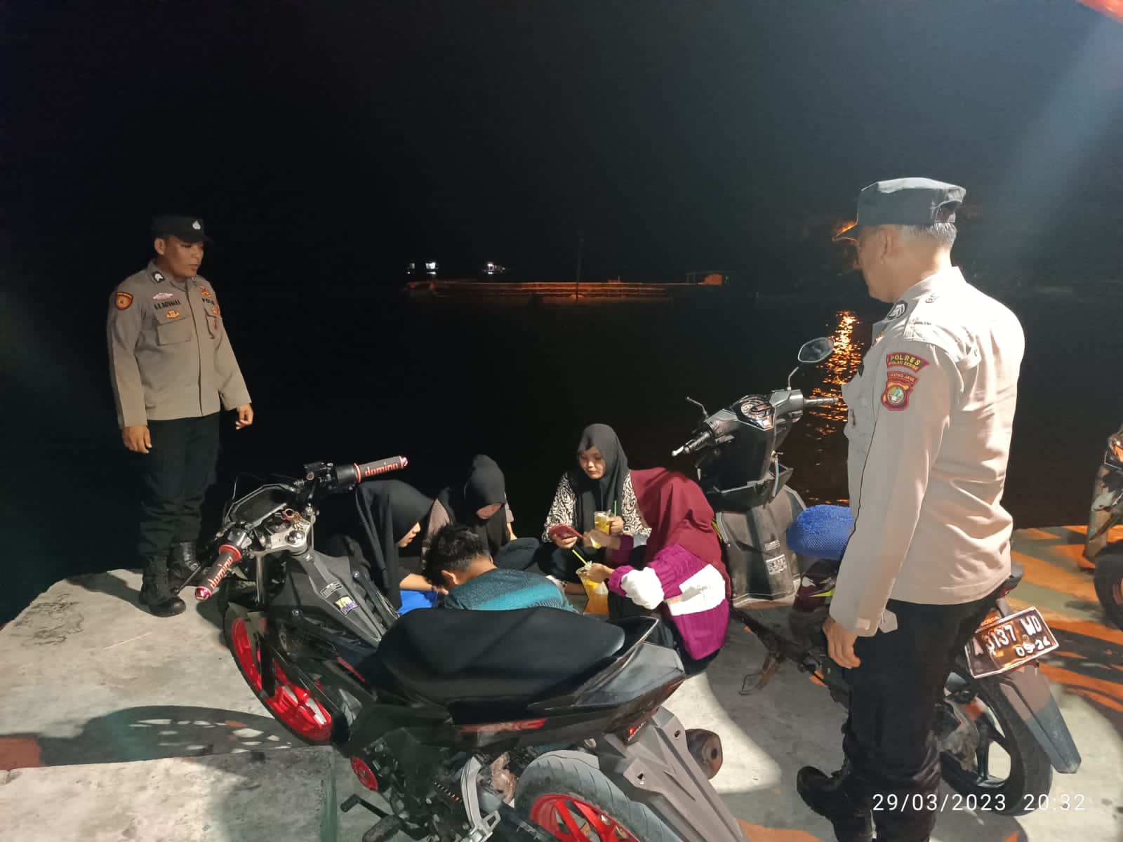Sambangi Remaja Anggota Patroli Ramadhan Polsek Kepulauan Seribu Utara Himbau Jangan Nakal