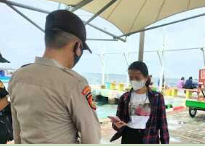 47 Penumpang Kapal Tiba di Pulau Pramuka Wajib Terapkan ProKes dan Sudah Suntik Vaksin