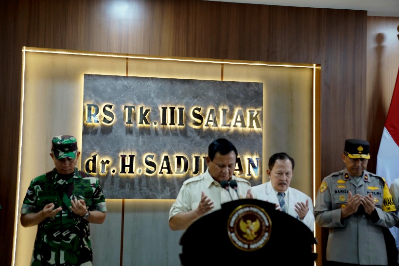 Prabowo: Fasilitas Kesehatan TNI dan Masyarakat yang Memadai Dukung Kekuatan Pertahanan Negara