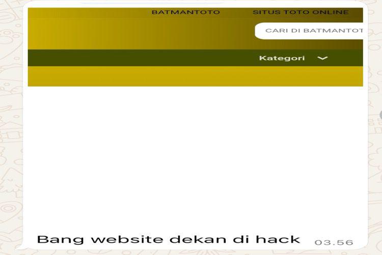 Website Portal Dekannews.com Diserang Hack