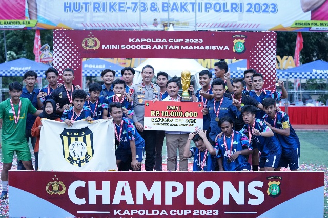 Berjalan Sukses, Turnamen Mini Soccer Kapolda Cup 2023 Polda Metro Jaya Resmi Ditutup