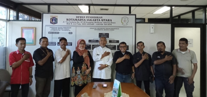 Audensi Dengan Dewan Pendidikan, PWI Jakarta Utara Bakal Gelar Pelatihan Jurnalistik kepada Pelajar