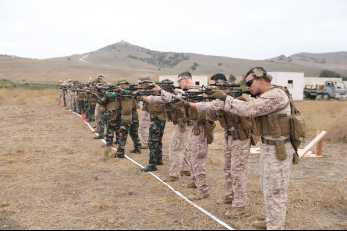 Inilah Latihan Perdana Taifib Marinir Bersama Marine Force Reconnaisance dalam Latma Reconex 21-I