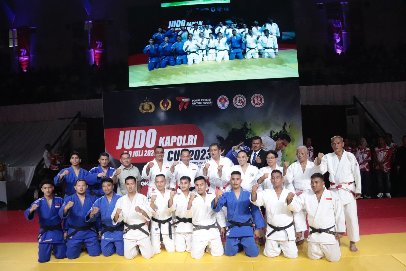 Kapolda Metro Jaya Menghadiri Upacara Penutupan Kejuaran Judo Kapolri Cup Tahun 2023.
