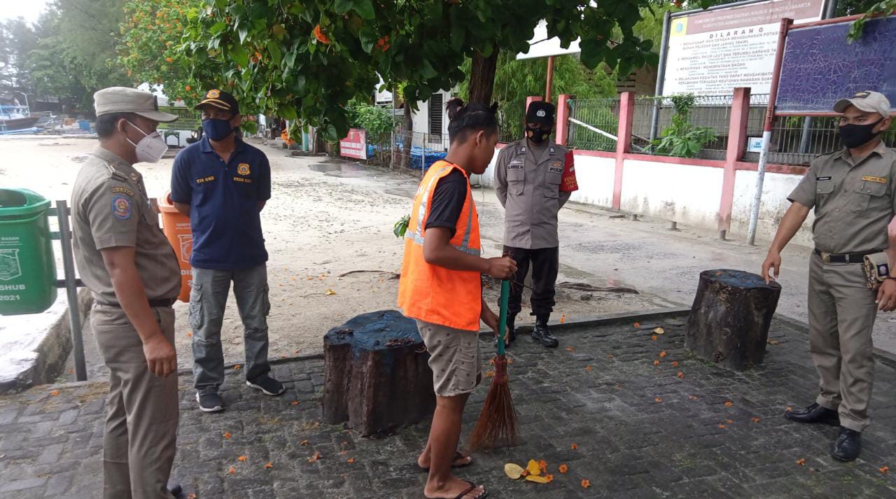 Gelar Ops Yustisi Gabungan di 3 Pulau, Polsek Kep Seribu Selatan Temukan 9 Pelanggar ProKes