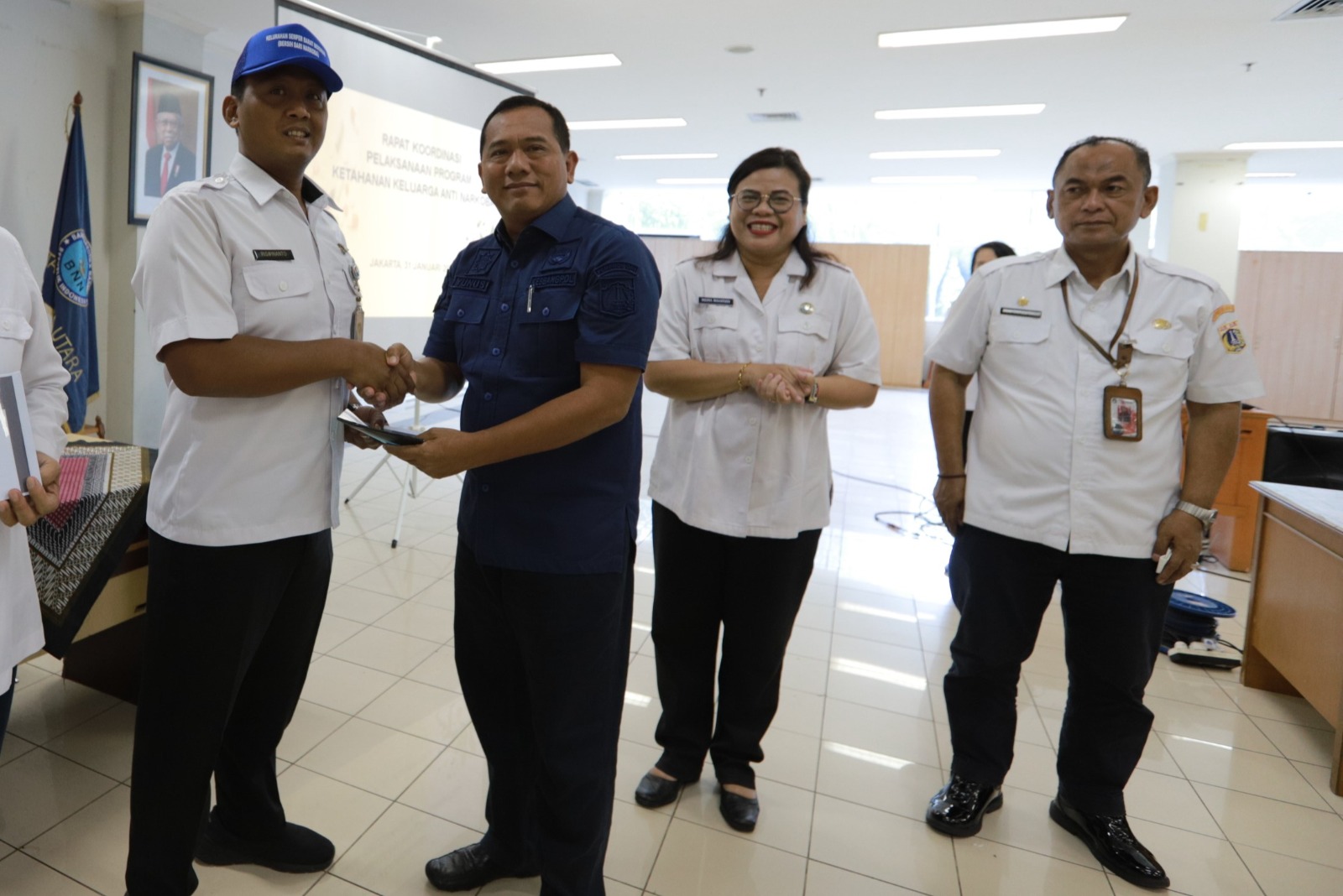Pemkot dan BNNK Jakarta Utara Mantap Wujudkan Kelurahan Bersinar 2024