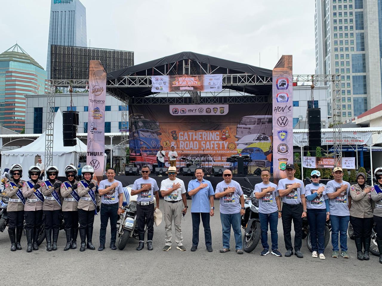 Gathering & Road Safety, Polda Metro Jaya Ajak Volkswagen Club Indonesia Jadi Pelopor Keselamatan Berlalu Lintas