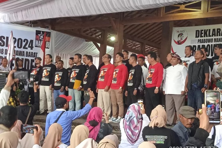 Gerrak PPRI 24 Deklarasi di Slipi Jakarta, Prabowo Mania 08 Deklarasi di Jawa Barat