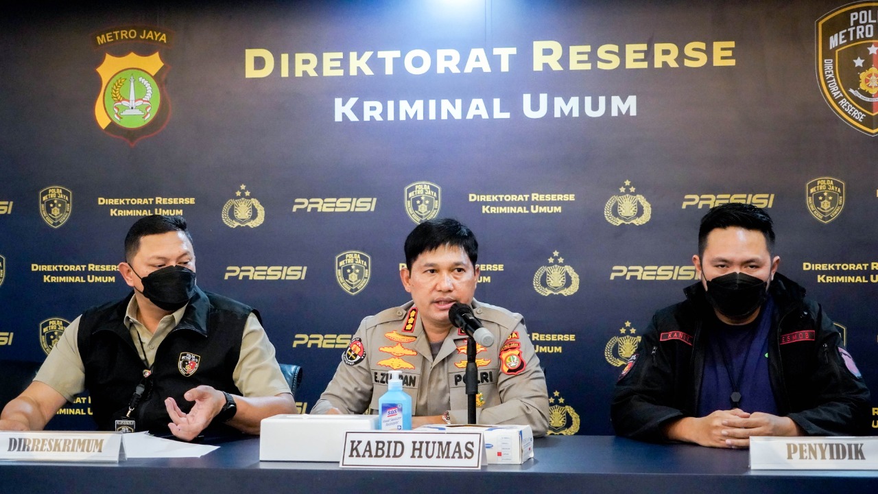 Polda Metro Jaya Tahan 43 Tersangka Bentrok Antar kelompok massa di Mampang Jakarta Selatan"