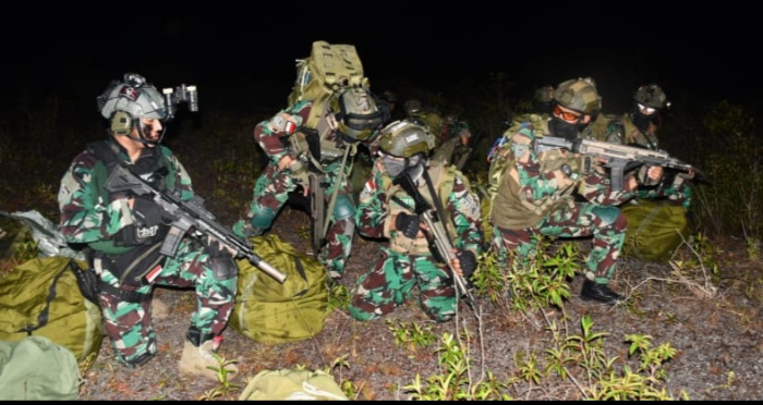 Latihan Operasi Amfibi, Pasukan Yontaifib 1 Mar Berhasil Menyusup Daerah Musuh