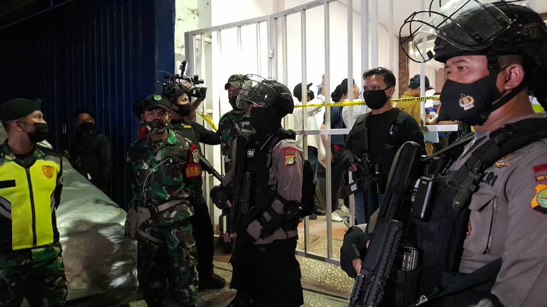 Usai Tangkap Munarman, Polisi Geledah Bekas Markas FPI di Petamburan