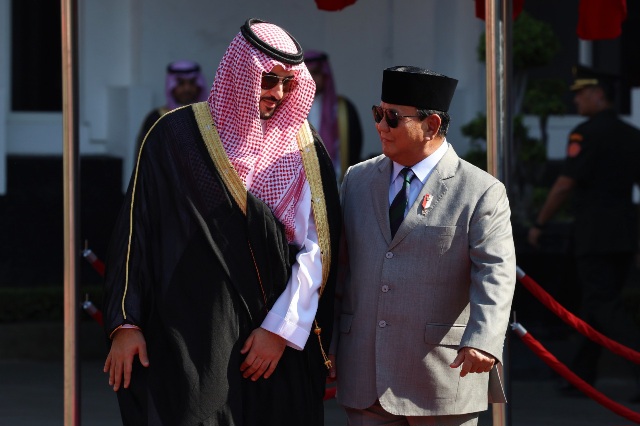 Prabowo Terima Kunjungan Menhan Arab Saudi, Perkuat Kerja Sama Industri Pertahanan