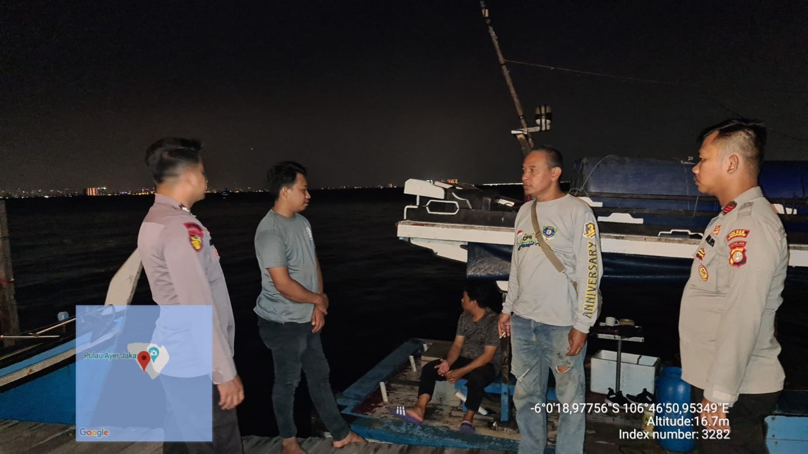 Patroli Malam Satuan Polair Polres Kepulauan Seribu Menjaga Keamanan Laut dan Antisipasi Tindak Kejahatan