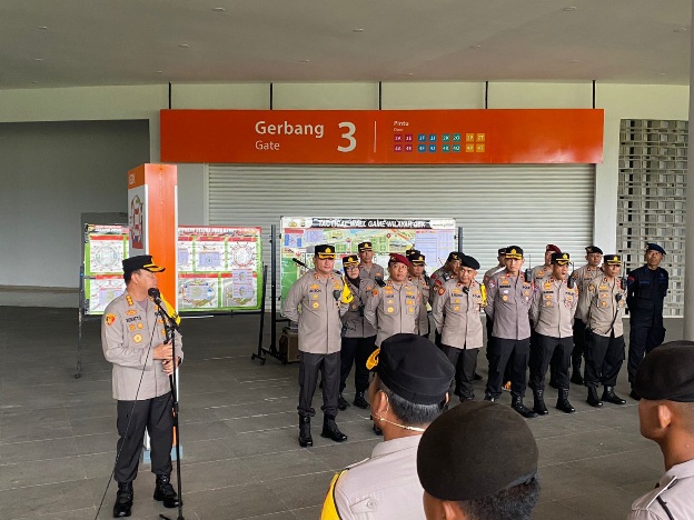 Polda Metro Jaya Kerahkan 3.256 Personel Gabungan Amankan Kampanye Akbar di Stadion GBK.