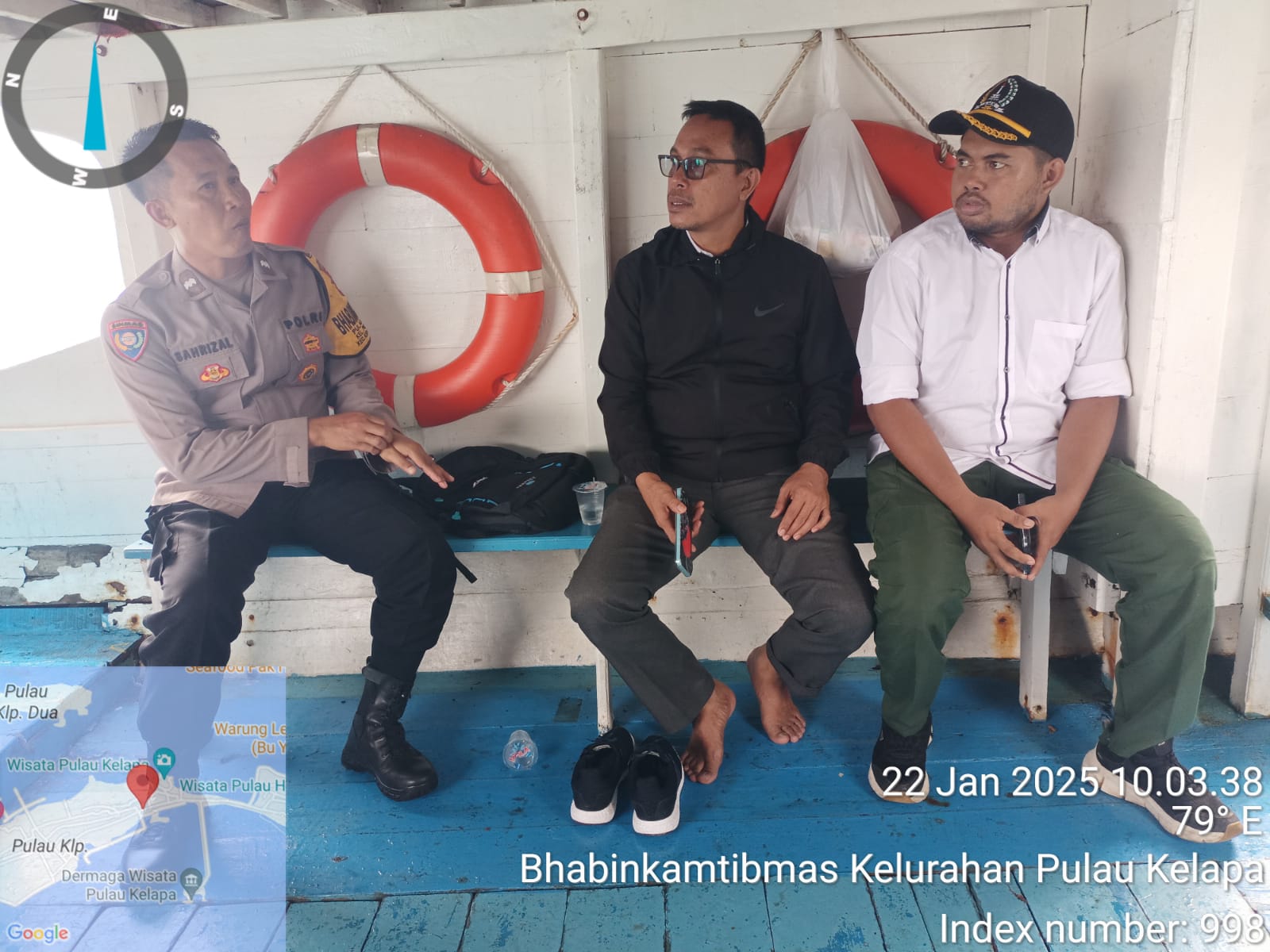 Polres Kepulauan Seribu Amankan Keberangkatan Warga dan Wisatawan di Dermaga 16 dan 17 Marina Ancol