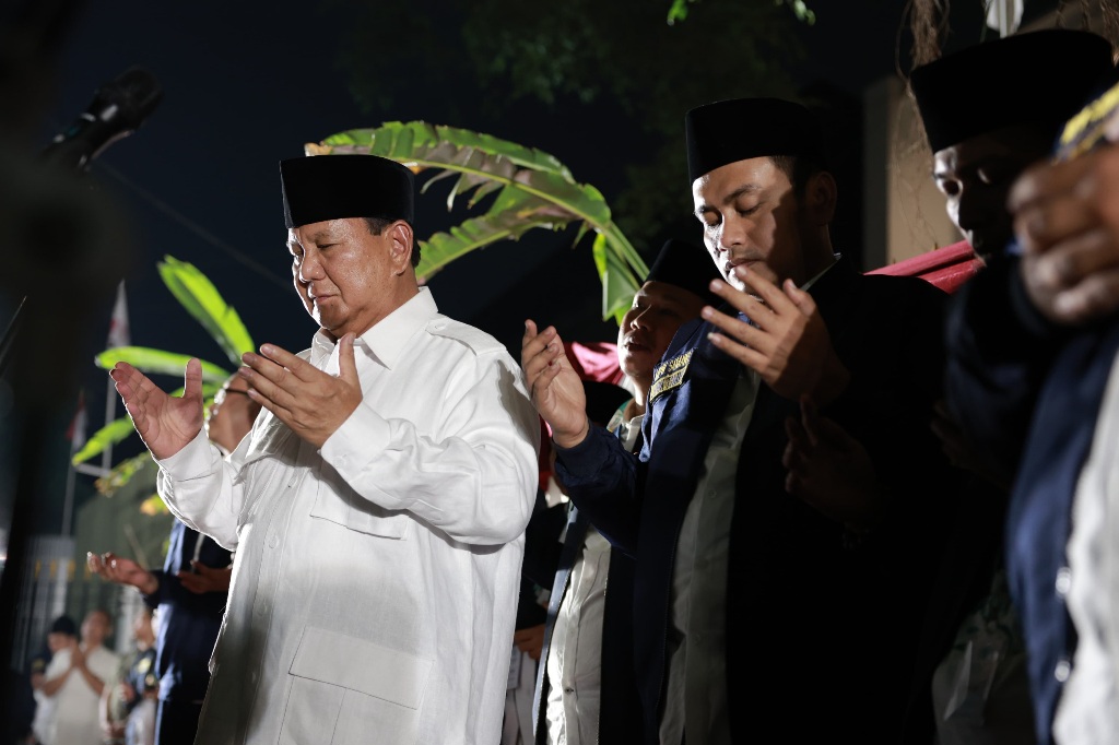 Solidaritas Ulama Muda Jokowi Deklarasi Dukung Prabowo Presiden 2024 di Kertanegara