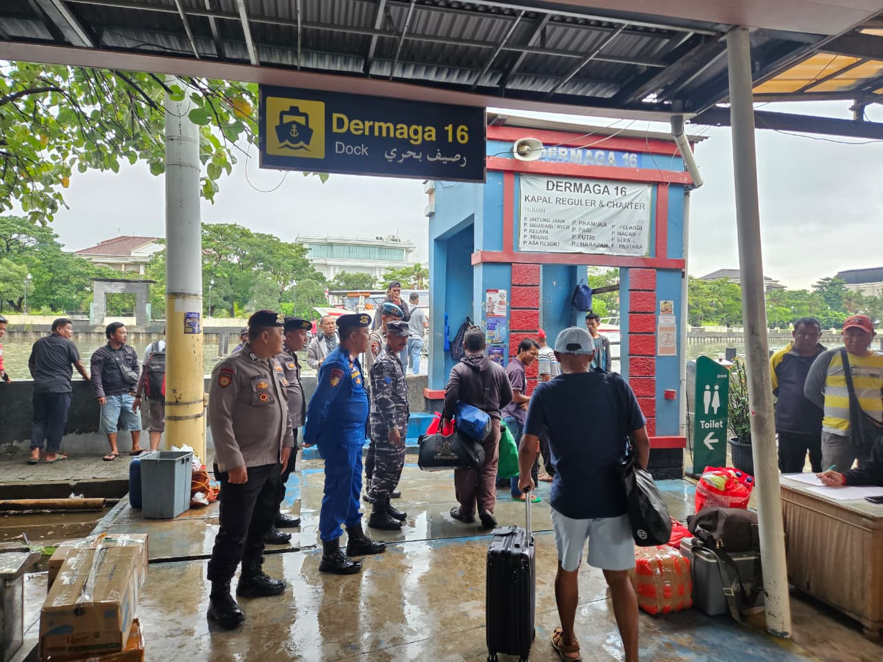 Polres Kepulauan Seribu Gelar Strong Point di Marina Ancol, Prioritaskan Keselamatan Penumpang Kapal