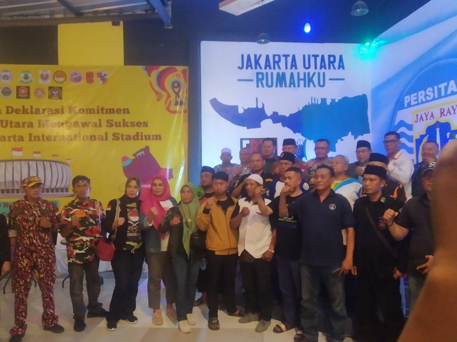 Masyarakat Jakarta Utara Deklarasikan Komitmen Kawal Piala Dunia di JIS