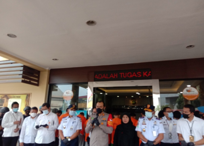 Polres Pelabuhan Tanjung Priok Berhasil Bekuk 11 Preman yang Meresahkan